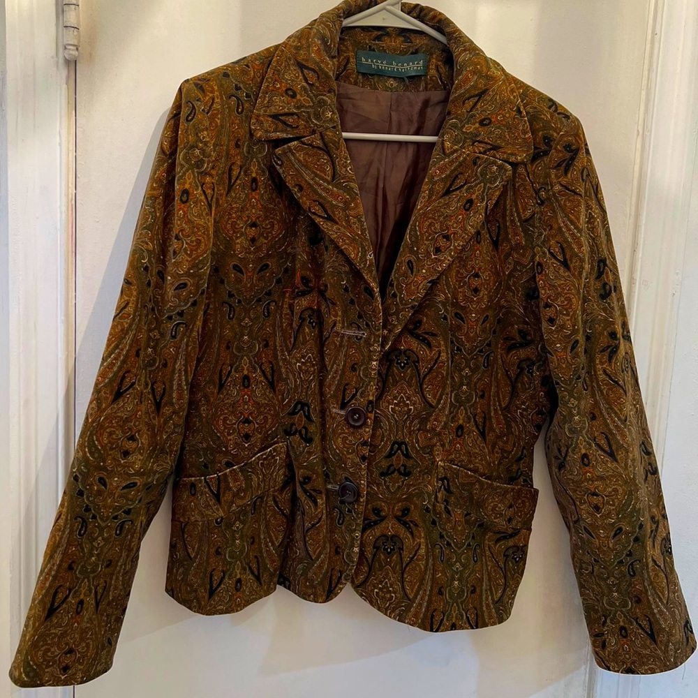 Winter -Women’s Harvé Benard by Bernard Holtzman Blazer Size 12 vintage